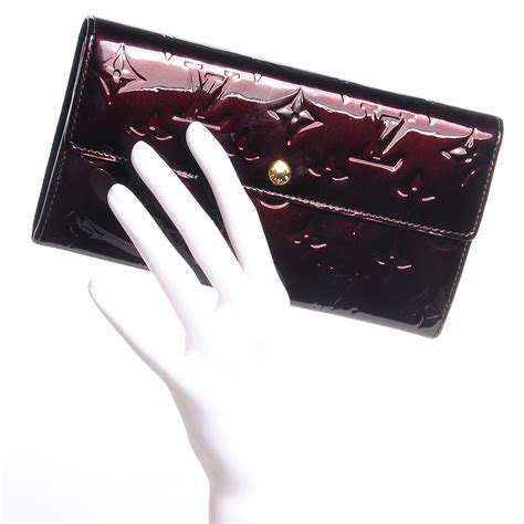 louis vuitton amarante sarah wallet|louis vuitton vernis wallet.